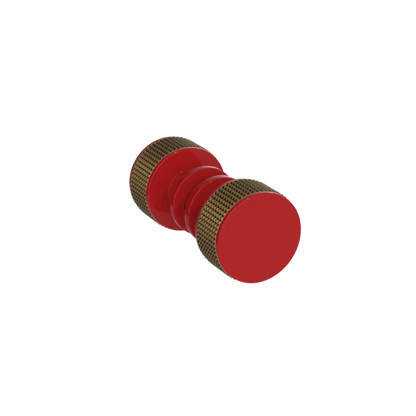 Rubinet Shower Door Knob (set) Red