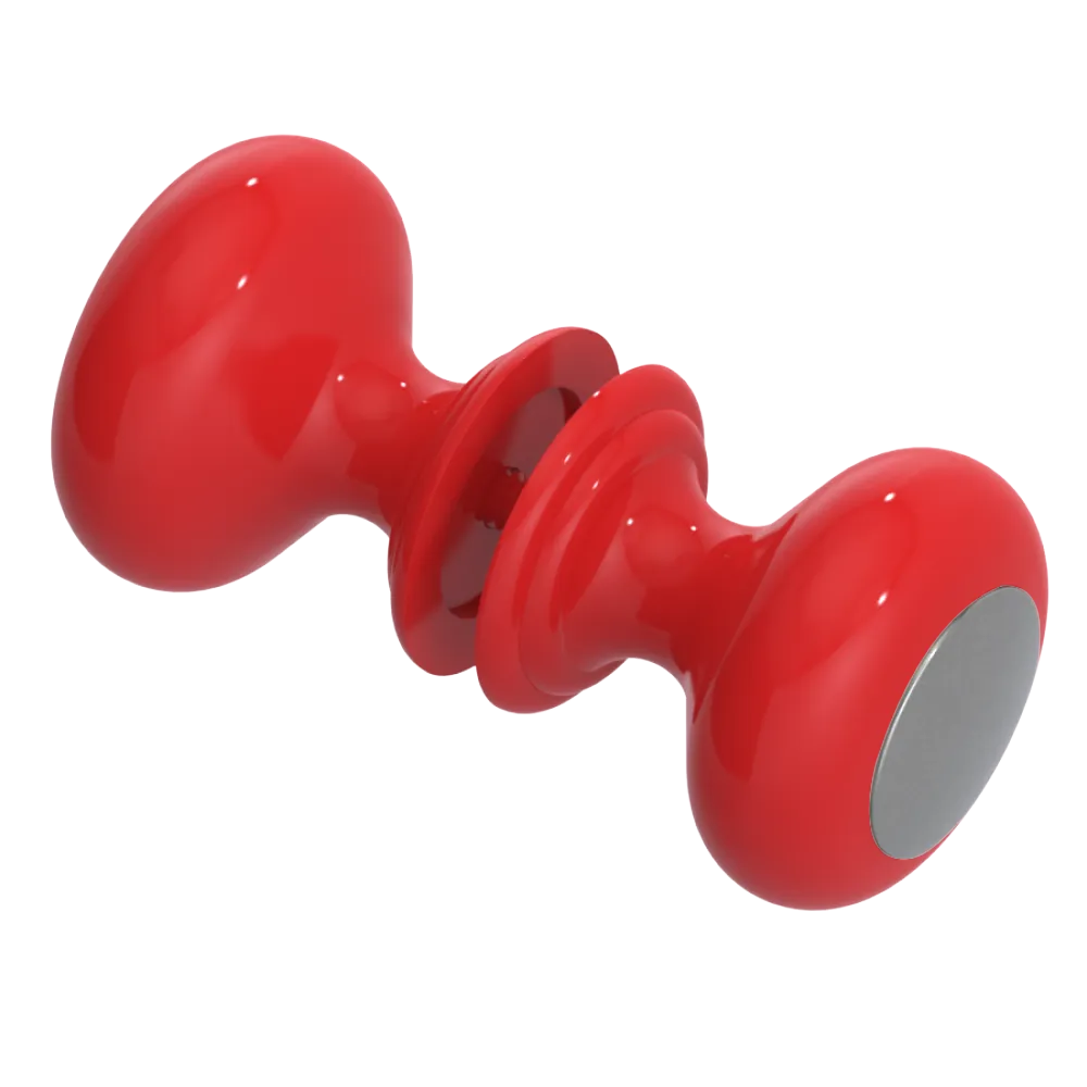 Rubinet Shower Door Knob (set) Red