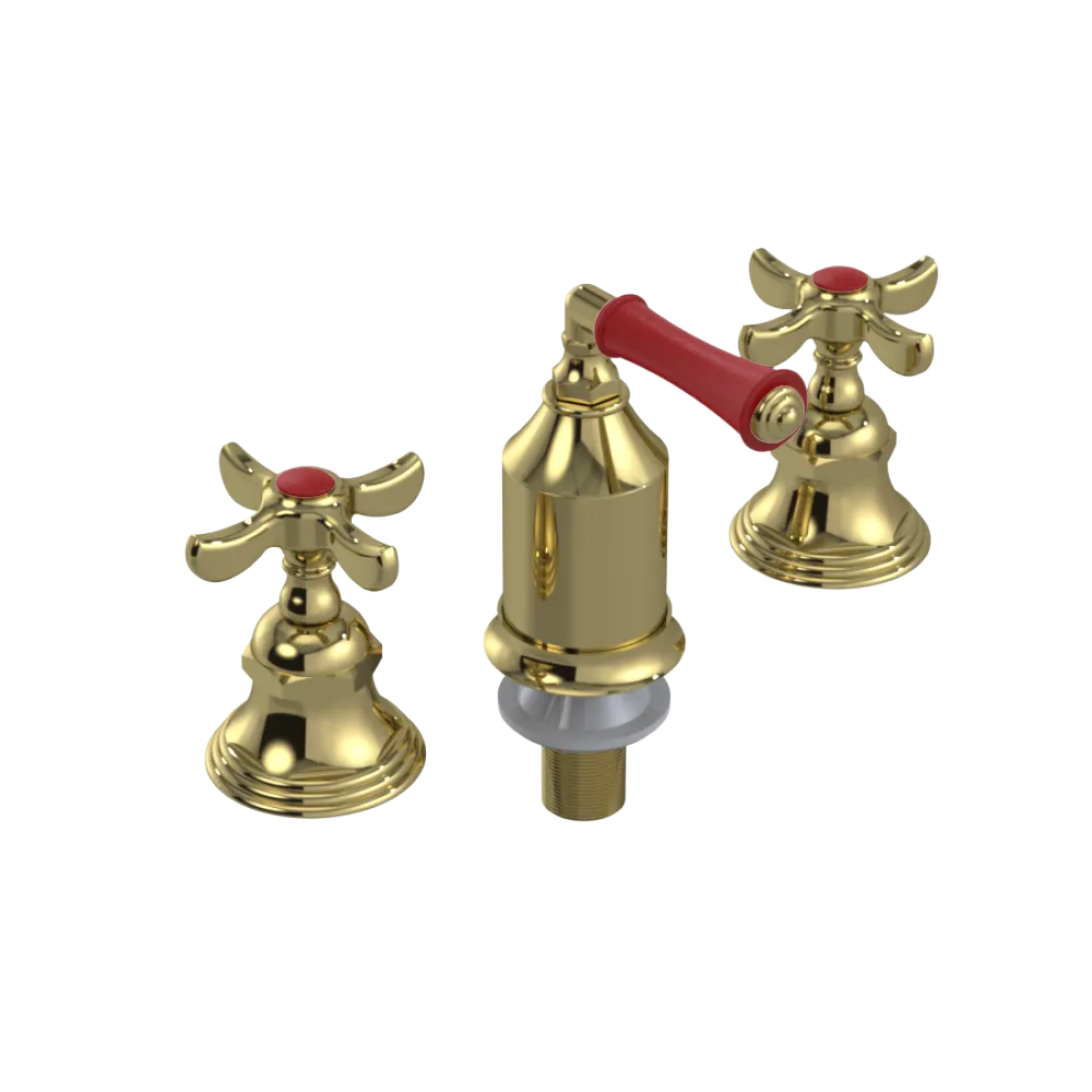 Rubinet Bidet Fitting with Spray, Diverter, and Vacum Breaker (Less Drain) Bright Brass