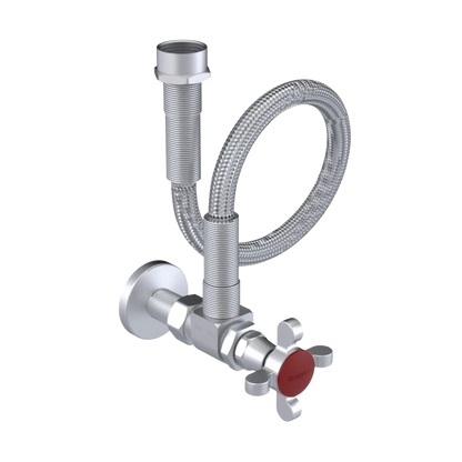 Rubinet Exposed Supply Kit (classic) x2 Satin Chrome