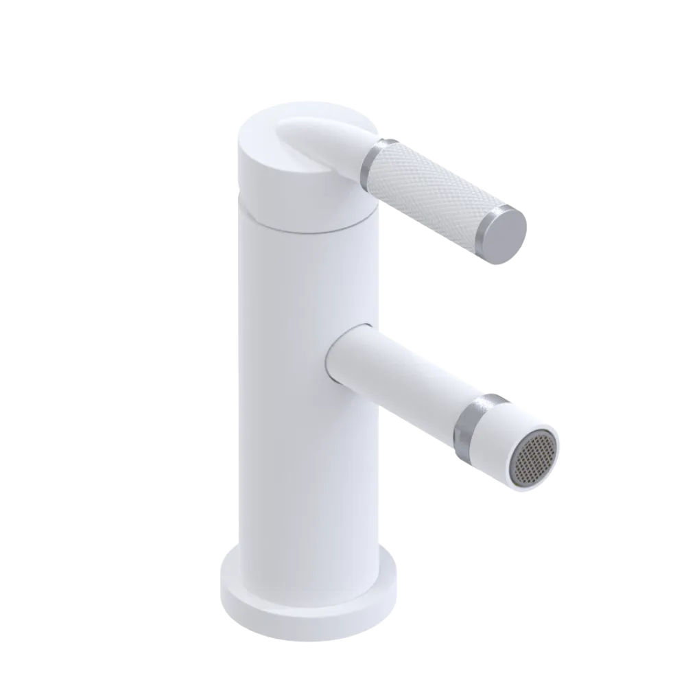 Rubinet Single Control Bidet Fitting (less drain) Matt White