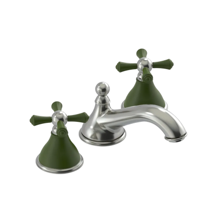 Rubinet Widespread Lav. Set. (less drain) Satin Nickel