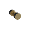 Rubinet Shower Door Knob (set) Satin Brass