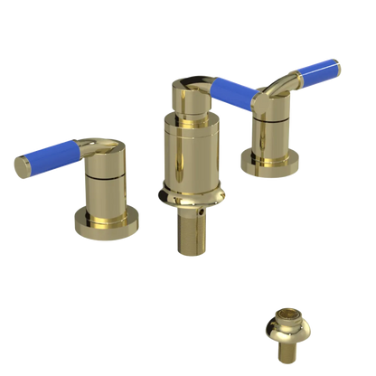 Rubinet Bidet Fitting with Spray, Diverter, and Vacuum Breaker (less drain) Gold