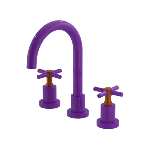 Rubinet Widespread Lav. Set. (less drain) Purple Haze