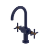 Rubinet Single Hole Dual Handle Lav. Set with LaSalle Spout (less drain) Midnight Blue