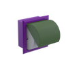 Rubinet RECESSED TOILET PAPER HOLDER Purple Haze