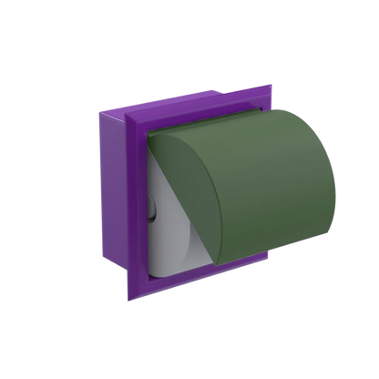 Rubinet RECESSED TOILET PAPER HOLDER Purple Haze