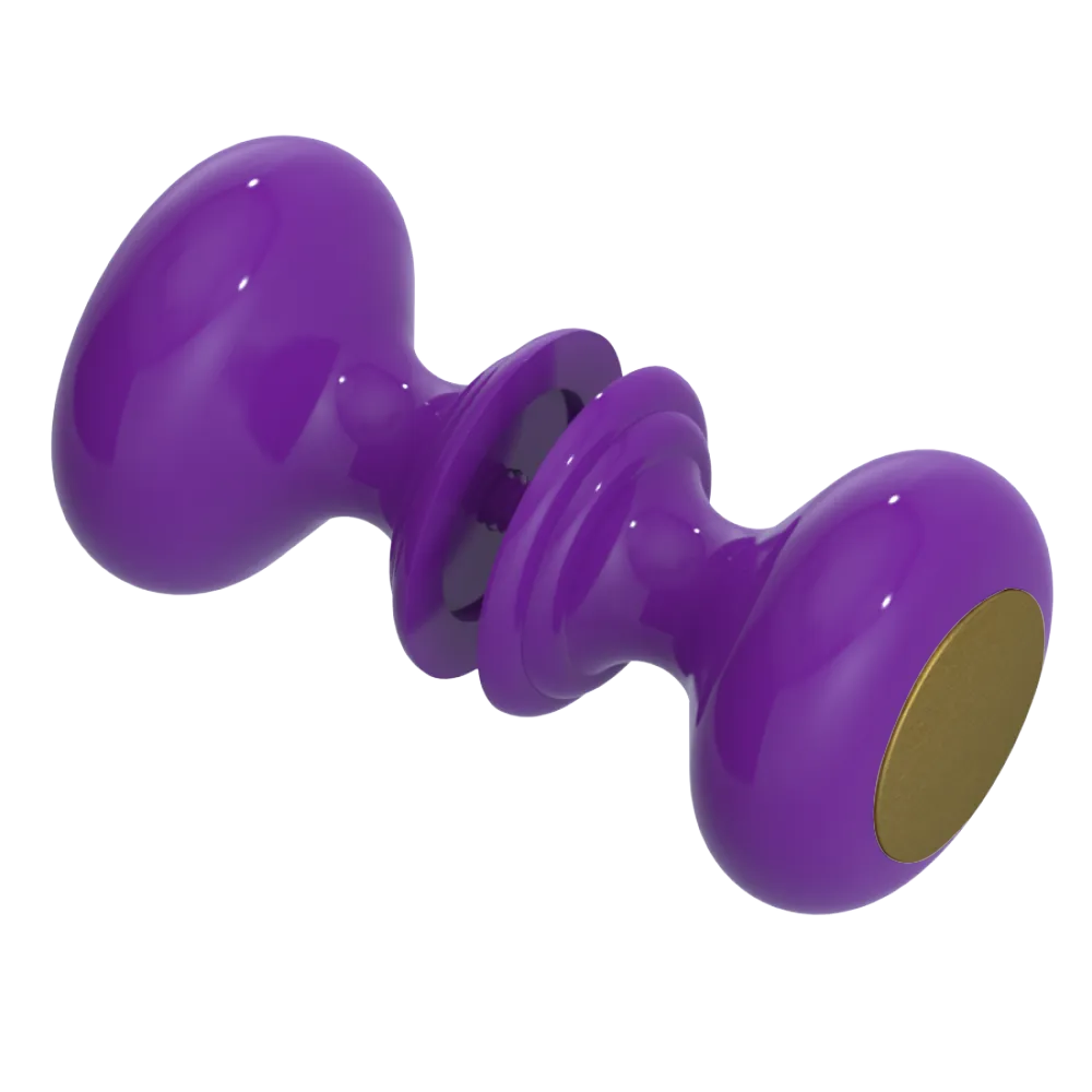 Rubinet Shower Door Knob (set) Purple Haze