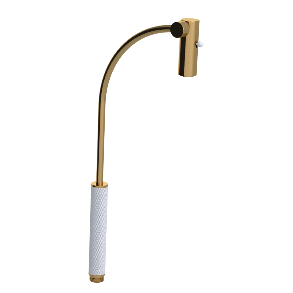 Rubinet Hand Held Shower Bidet Only Gold