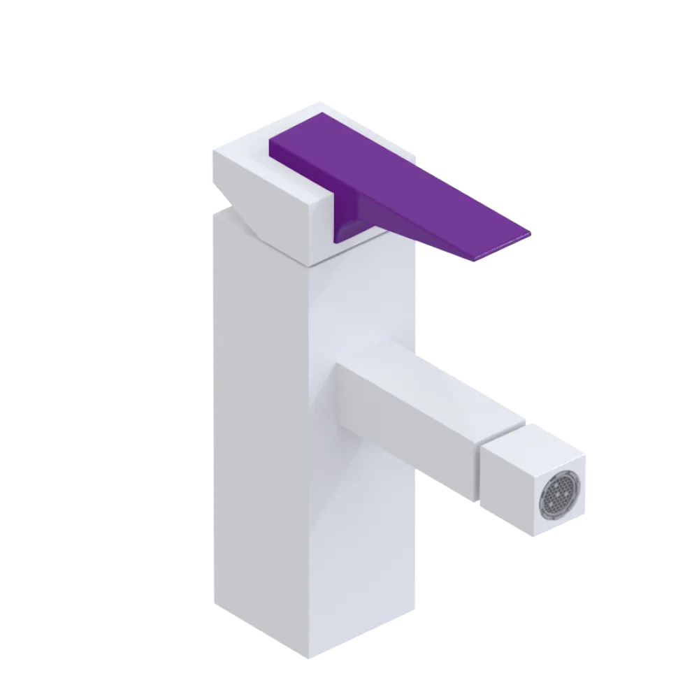 Rubinet Single Control Bidet Fitting (less drain) White