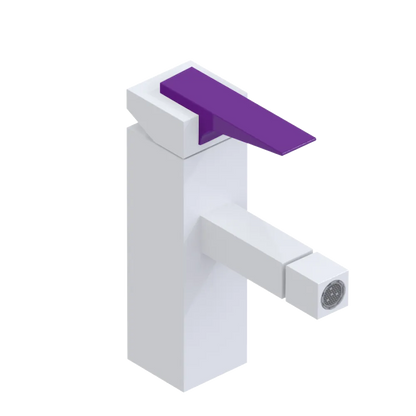 Rubinet Single Control Bidet Fitting (less drain) White
