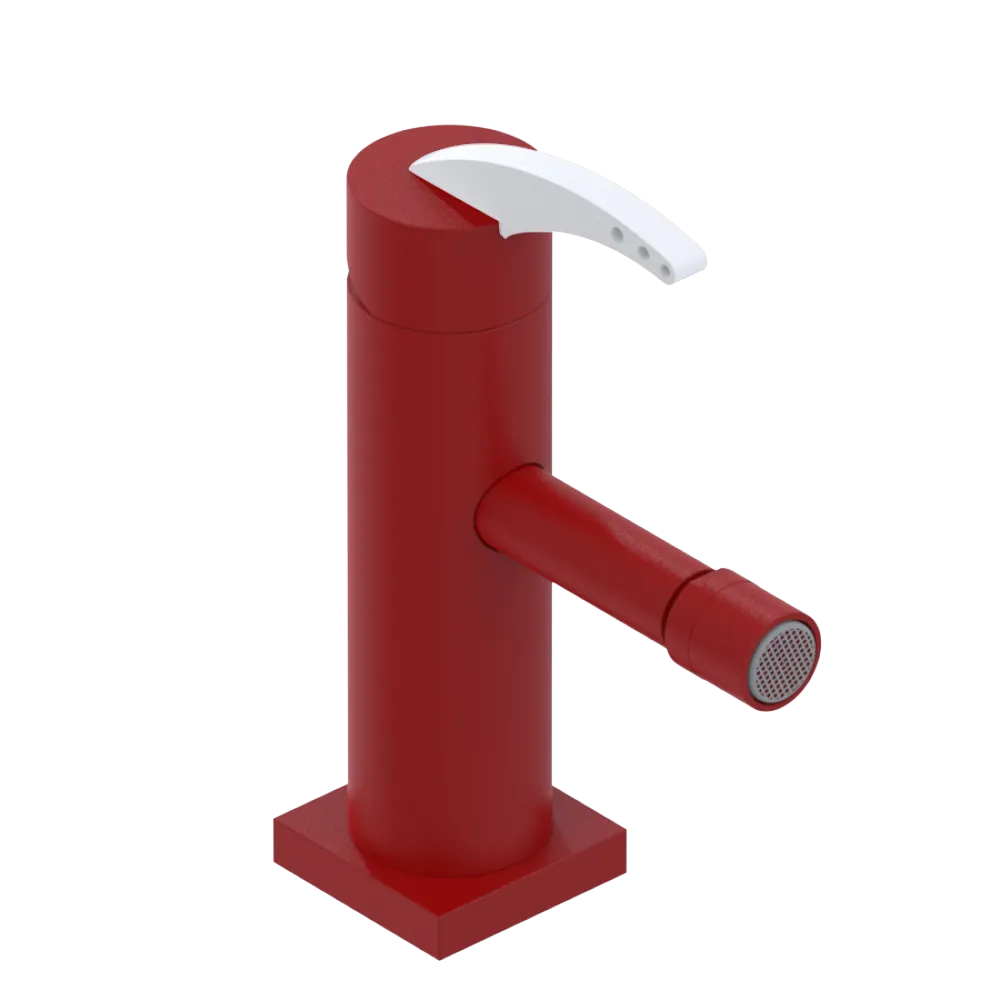 Rubinet Single Control Bidet Fitting (less drain) Maroon