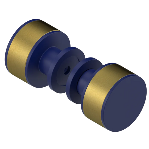 Rubinet Shower Door Knob (set) Midnight Blue