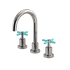 Rubinet Widespread Lav. Set. (less drain) Polished Nickel