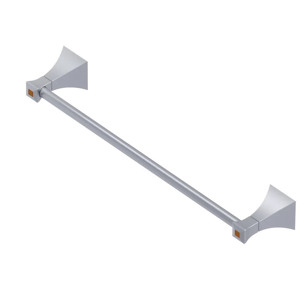 Rubinet Towel Bar 18" Satin Chrome