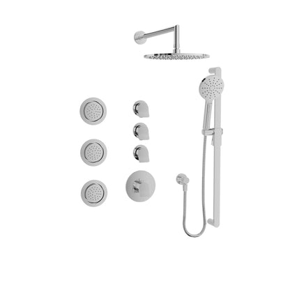 Baril Complete thermostatic shower kit