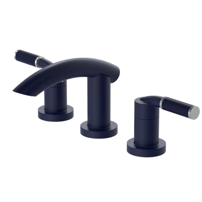 Rubinet Widespread Lav. Set. (less drain) Midnight Blue