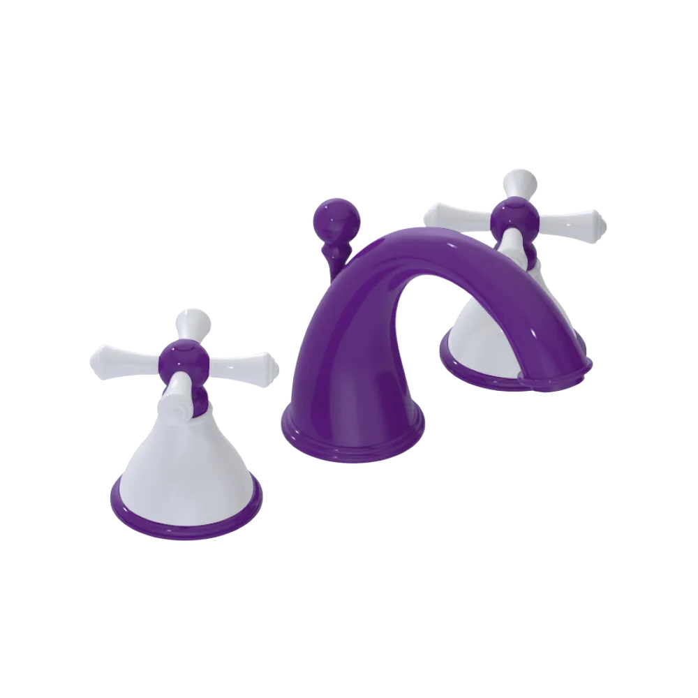 Rubinet Widespread Lav. Set. (less drain) Purple Haze