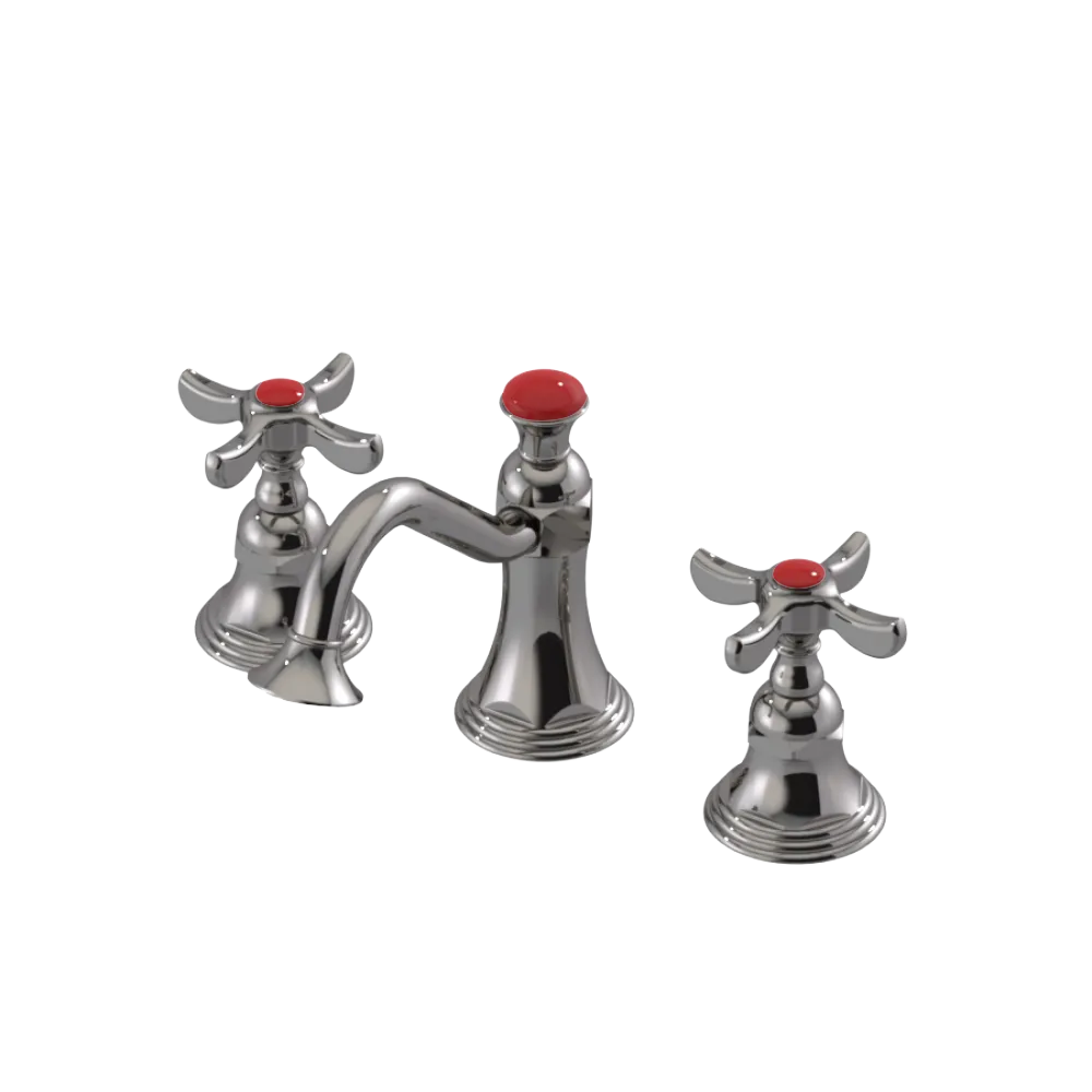 Rubinet Widespread Lav. Set. (less drain) Polished Nickel