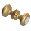 Rubinet Shower Door Knob (set) Satin Gold