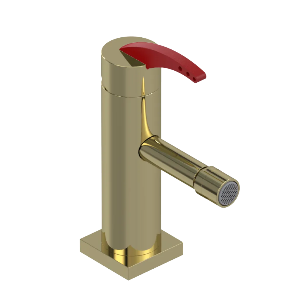 Rubinet Single Control Bidet Fitting (less drain) Gold