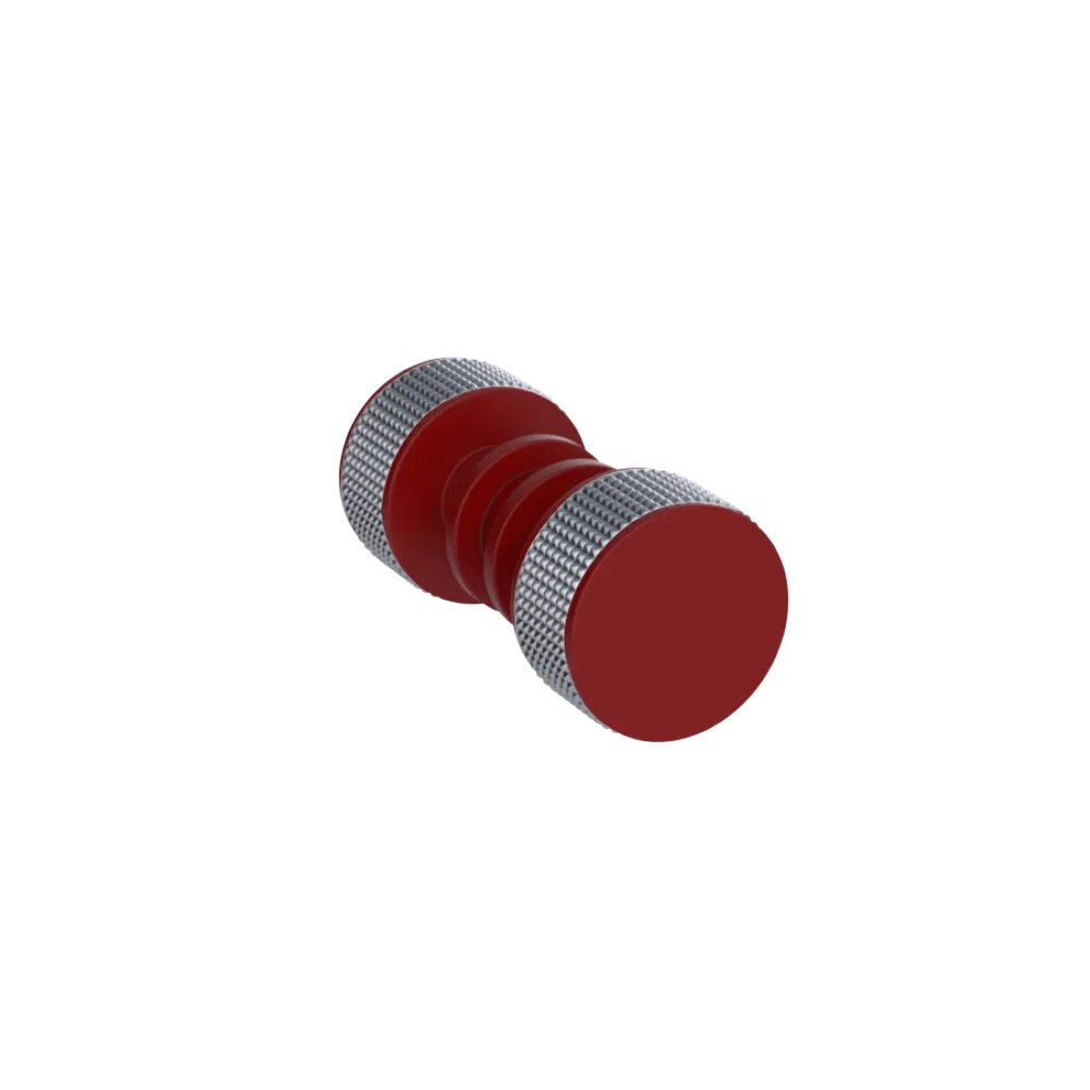 Rubinet Shower Door Knob (set) Maroon