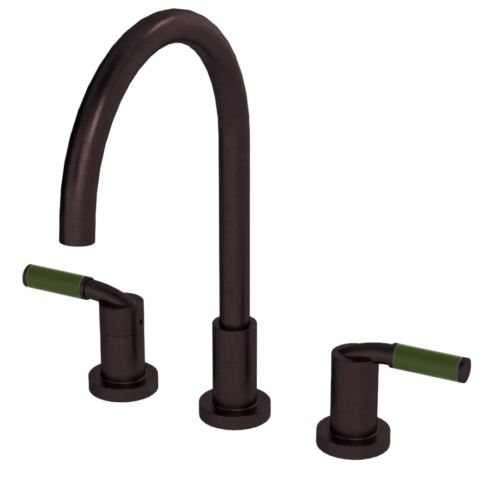 Rubinet Widespread Kitchen Set Oil Rubbed Bronze
