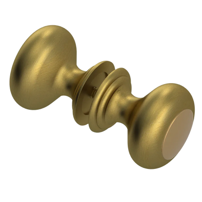 Rubinet Shower Door Knob (set) Antique Brass Matt