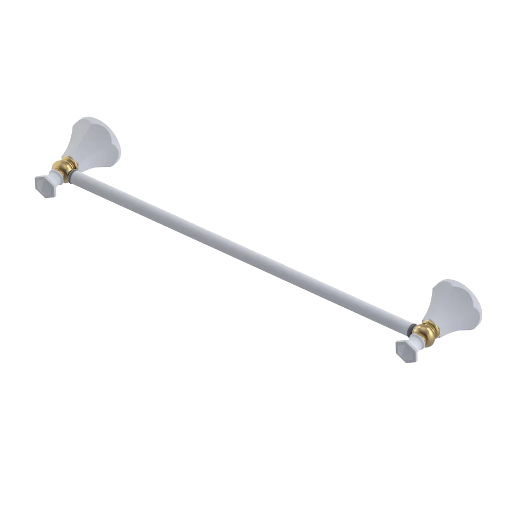 Rubinet Towel Bar 18" Matt White