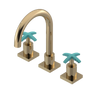 Rubinet Widespread Lav. Set. (less drain) Gold