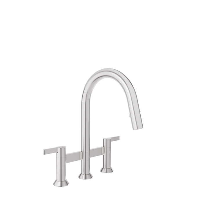 Baril Bridge kitchen faucet with 2-function pull-down spray