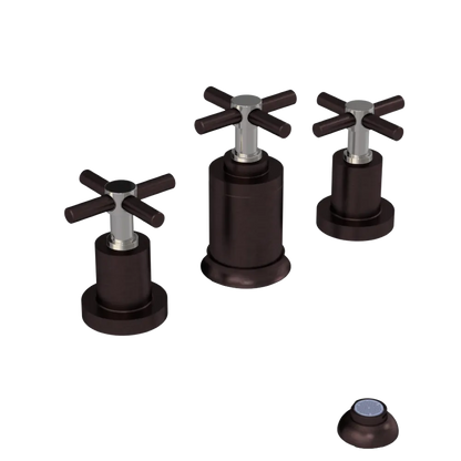 Rubinet Bidet Fitting with Spray, Diverter, and Vacuum Breaker (less drain) Oil Rubbed Bronze