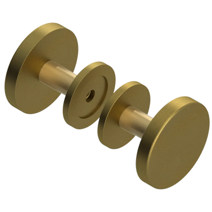 Rubinet Shower Door Knob (set) Antique Brass Matt