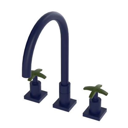 Rubinet Widespread Kitchen Set Midnight Blue