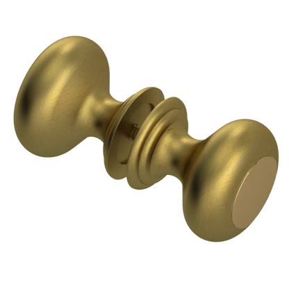 Rubinet Shower Door Knob (set) Antique Brass Matt
