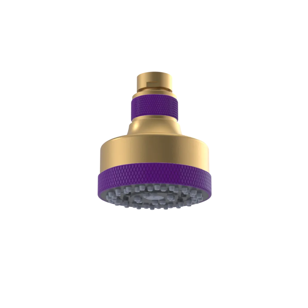 Rubinet 3 FUNCTION SHOWER HEAD Satin Gold