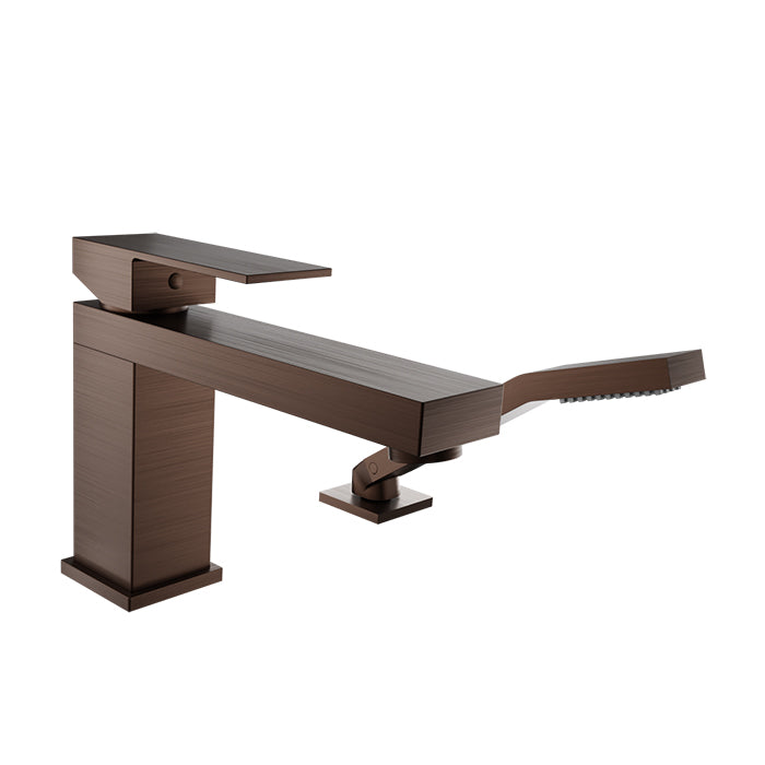 Baril 2-piece tub filler with hand shower