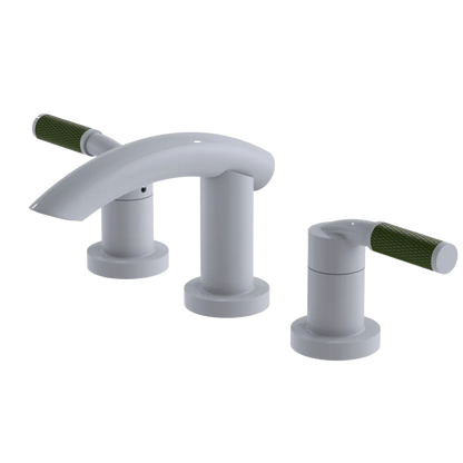 Rubinet Widespread Lav. Set. (less drain) White