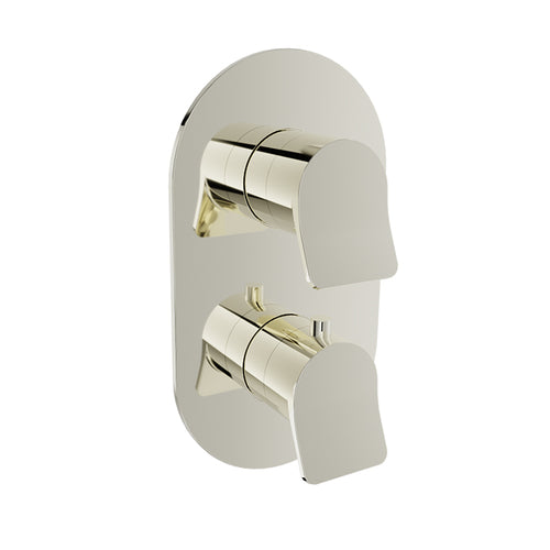 Baril Complete thermostatic pressure balanced shower valve with 2-way diverter