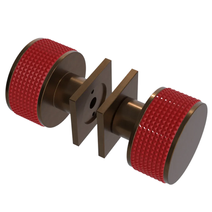Rubinet Shower Door Knob (set) Tuscan Brass