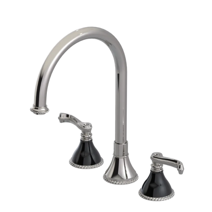 Rubinet Widespread Kitchen Set Polished Nickel