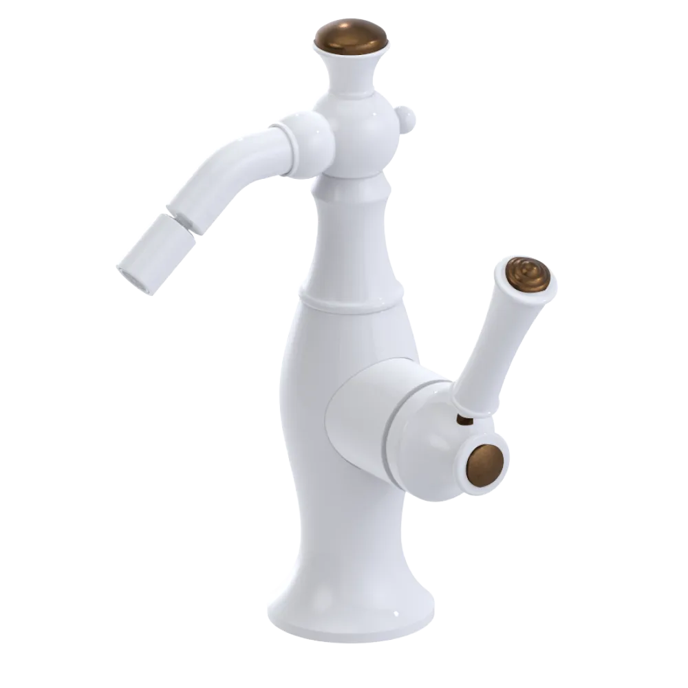Rubinet Single Control Bidet Fitting (less drain) White