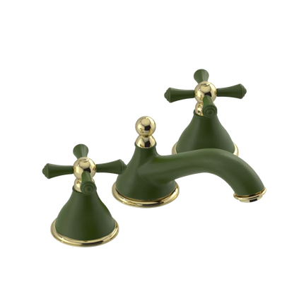 Rubinet Widespread Lav. Set. (less drain) Green Envy