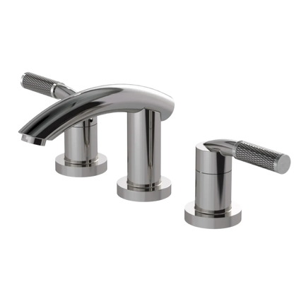 Rubinet Widespread Lav. Set. (less drain) Polished Nickel