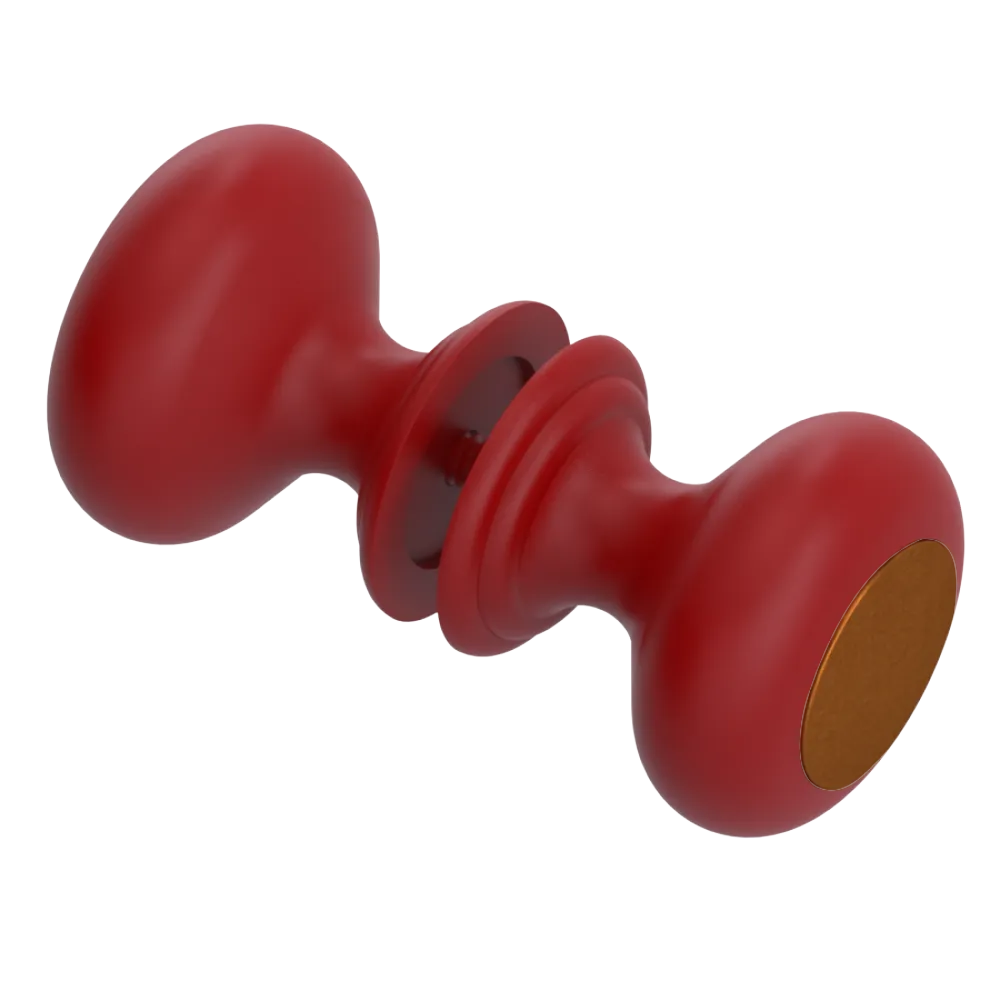 Rubinet Shower Door Knob (set) Maroon