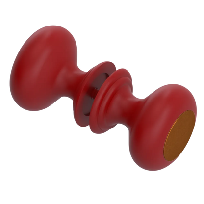 Rubinet Shower Door Knob (set) Maroon