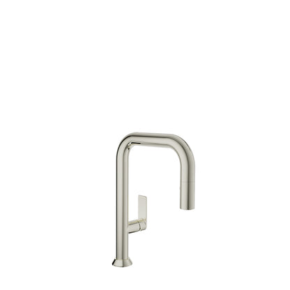 Baril Single-hole bar / prep kitchen faucet with 2-function pull-down spray