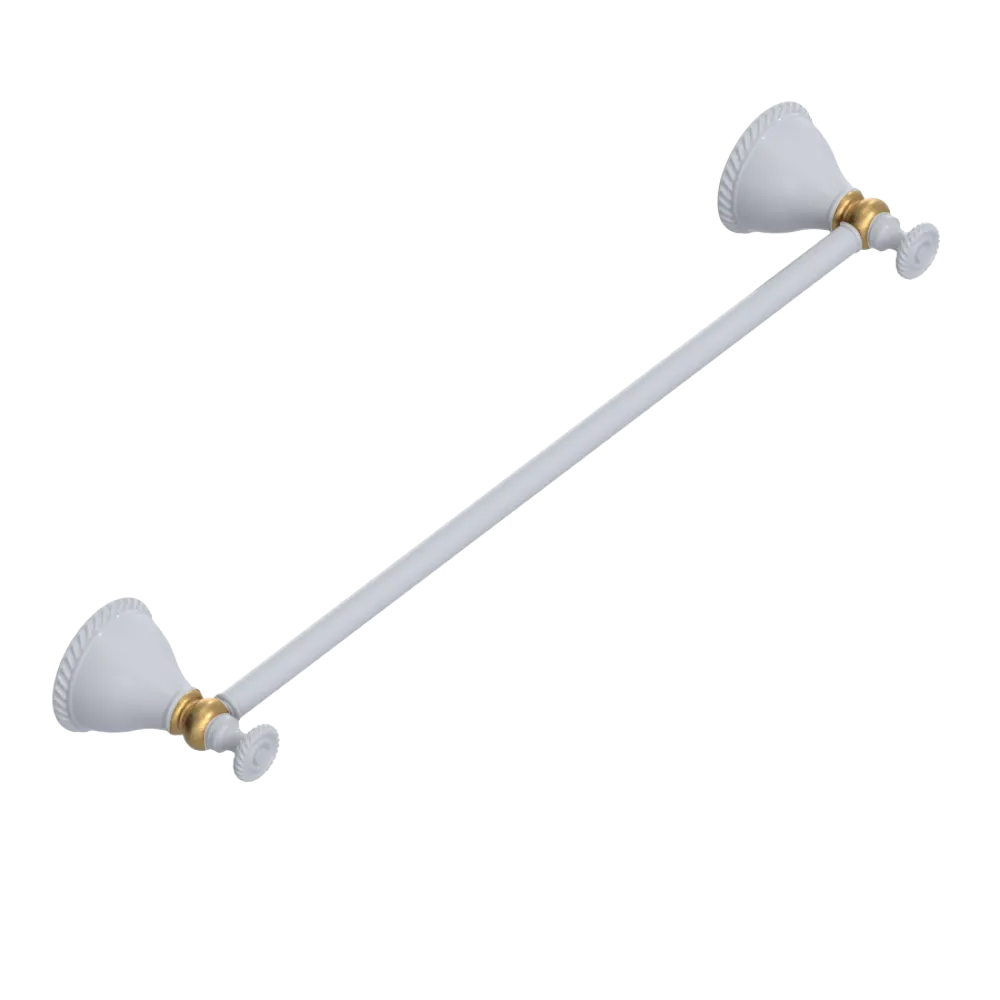 Rubinet Towel Bar 18" White