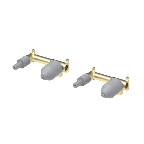 Aqua Brass Rough-ins (X2) for Wallmount Tub Filler